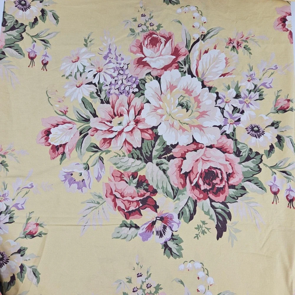 Ralph Lauren QUEEN Flat, Fitted, 2 Pillow Cases Sophie Brooke Floral Bedding Set